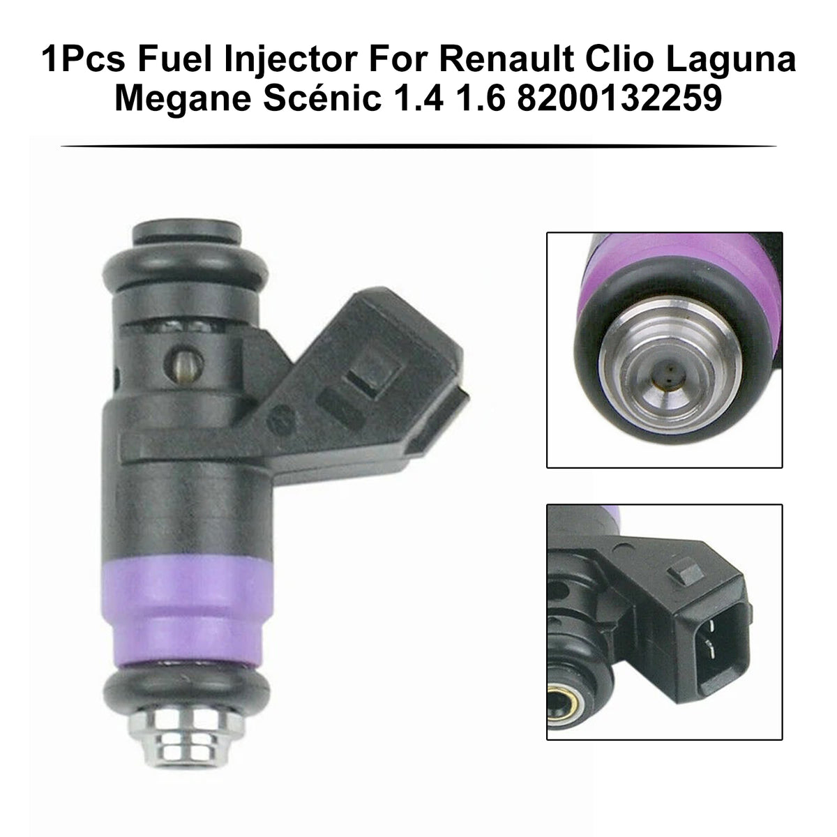 Renault Clio Laguna Megane Scénic 1.4 1.6 8200132259 1PCS Fuel Injector