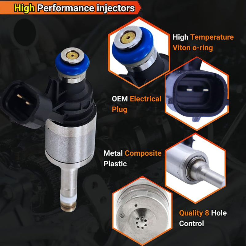 Nissan Pathfinder Infiniti QX60 2017-2020 V6 3.5 16600-6KA0A 1PCS Fuel Injector