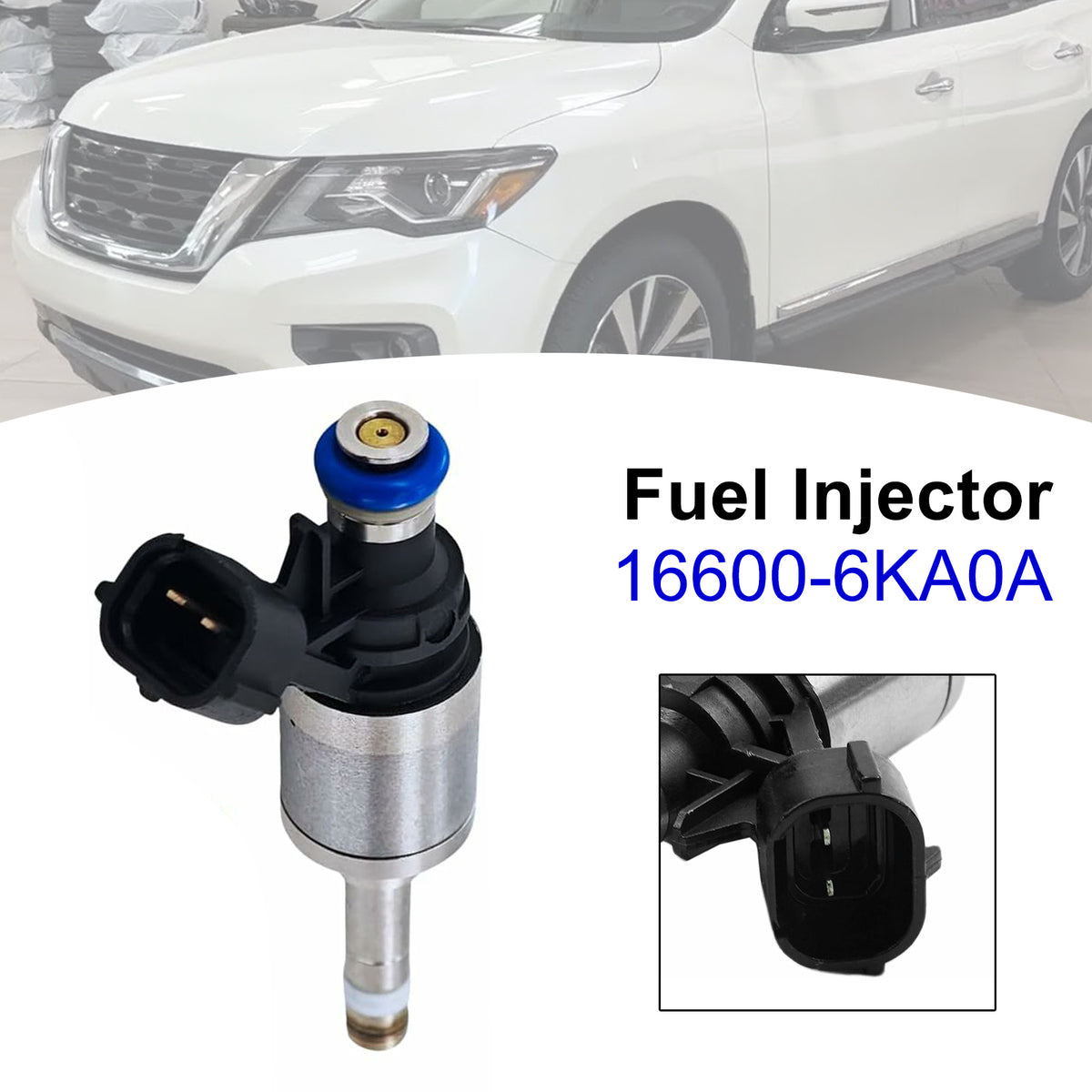 Nissan Pathfinder Infiniti QX60 2017-2020 V6 3.5 16600-6KA0A 1PCS Fuel Injector