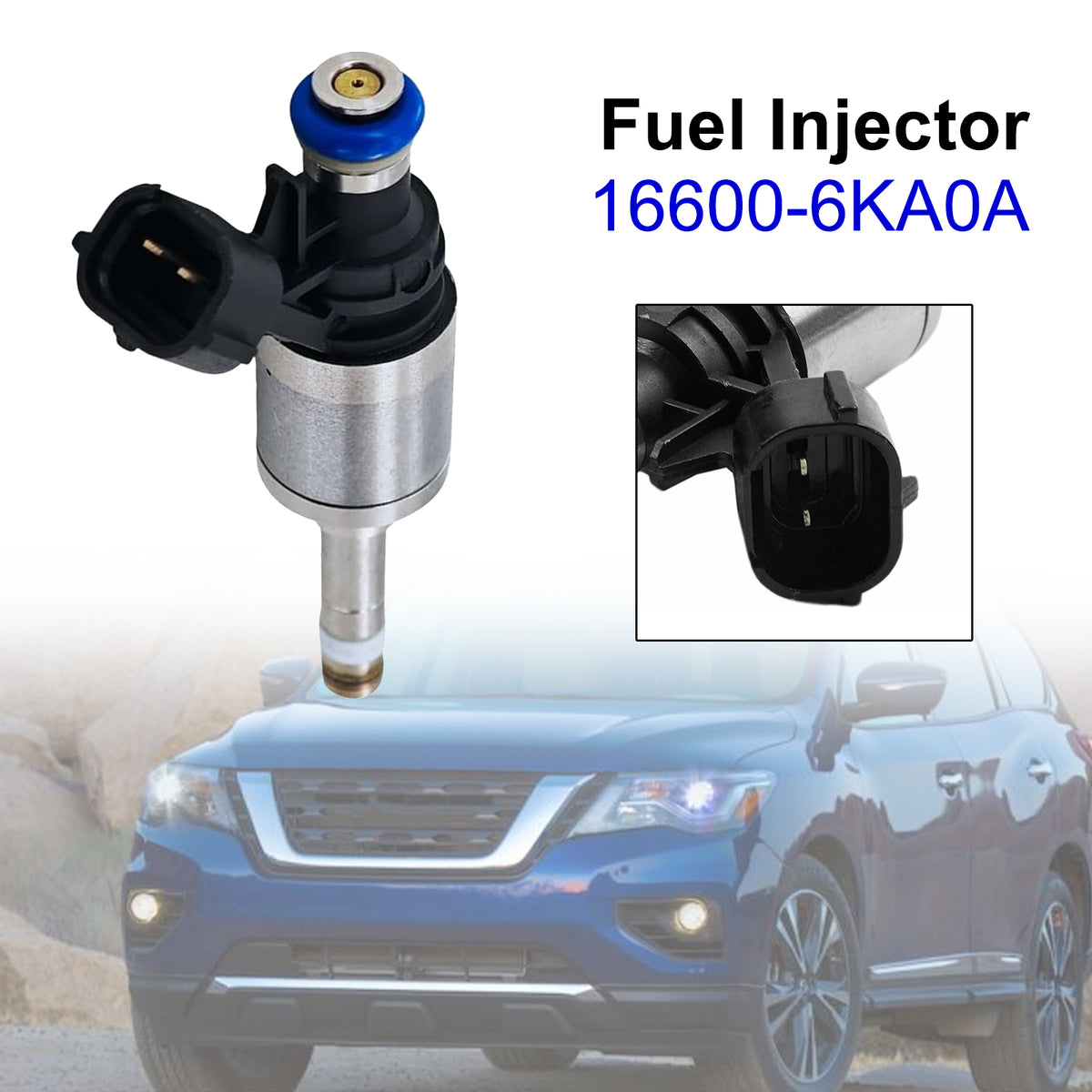Nissan Pathfinder Infiniti QX60 2017-2020 V6 3.5 16600-6KA0A 1PCS Fuel Injector