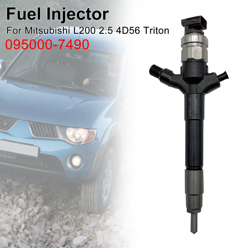 Mitsubishi L200 2.5 4D56 Triton 1465A297 095000-7490 1PCS Fuel Injector