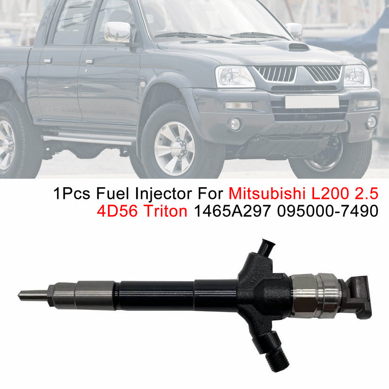 Mitsubishi L200 2.5 4D56 Triton 1465A297 095000-7490 1PCS Fuel Injector