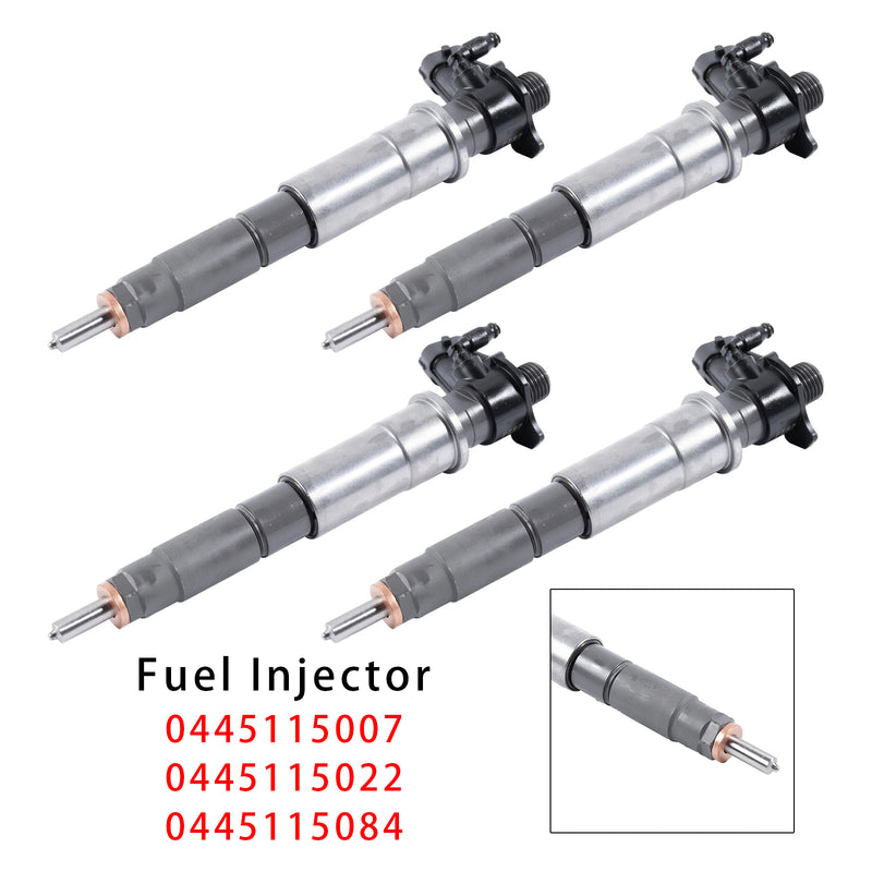 Renault Trafic Laguna Opel Vivaro 2.0 CDTI 0445115007 4PCS Fuel Injector