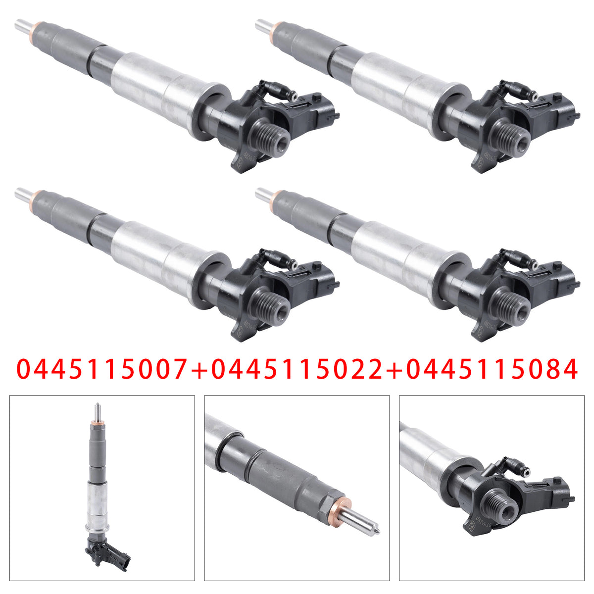 Renault Trafic Laguna Opel Vivaro 2.0 CDTI 0445115007 4PCS Fuel Injector
