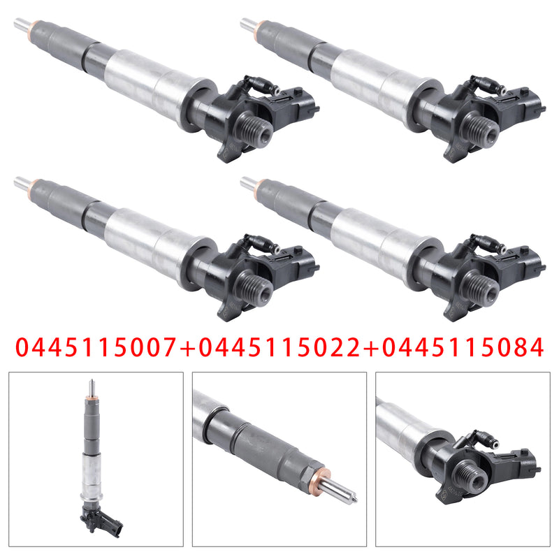 Renault Trafic Laguna Opel Vivaro 2.0 CDTI 0445115007 4PCS Fuel Injector