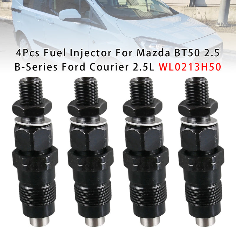 Mazda BT50 2.5 B-Series Ford Courier 2.5L WL0213H50 4PCS Fuel Injector