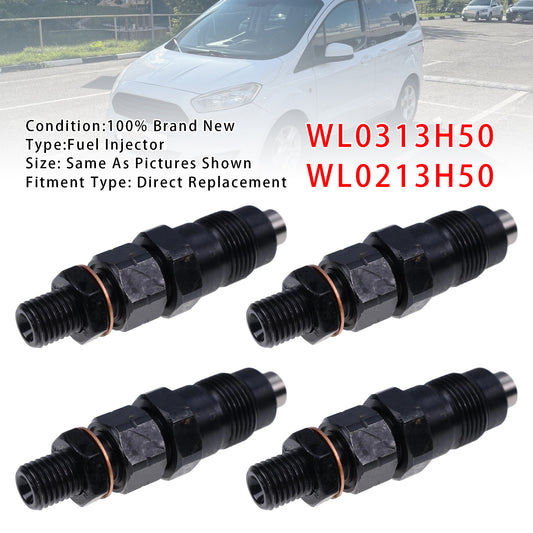 Mazda BT50 2.5 B-Series Ford Courier 2.5L WL0213H50 4PCS Fuel Injector