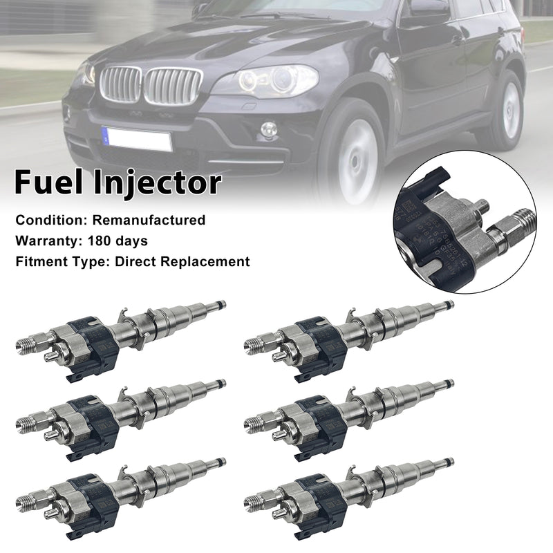 BMW N54 N63 335 535 550 750 X5 X6 6PCS Fuel Injector 13537585261-12