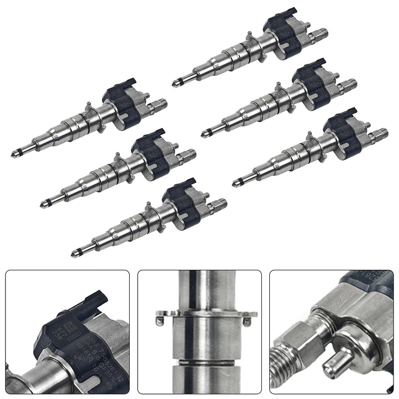 BMW N54 N63 335 535 550 750 X5 X6 6PCS Fuel Injector 13537585261-12