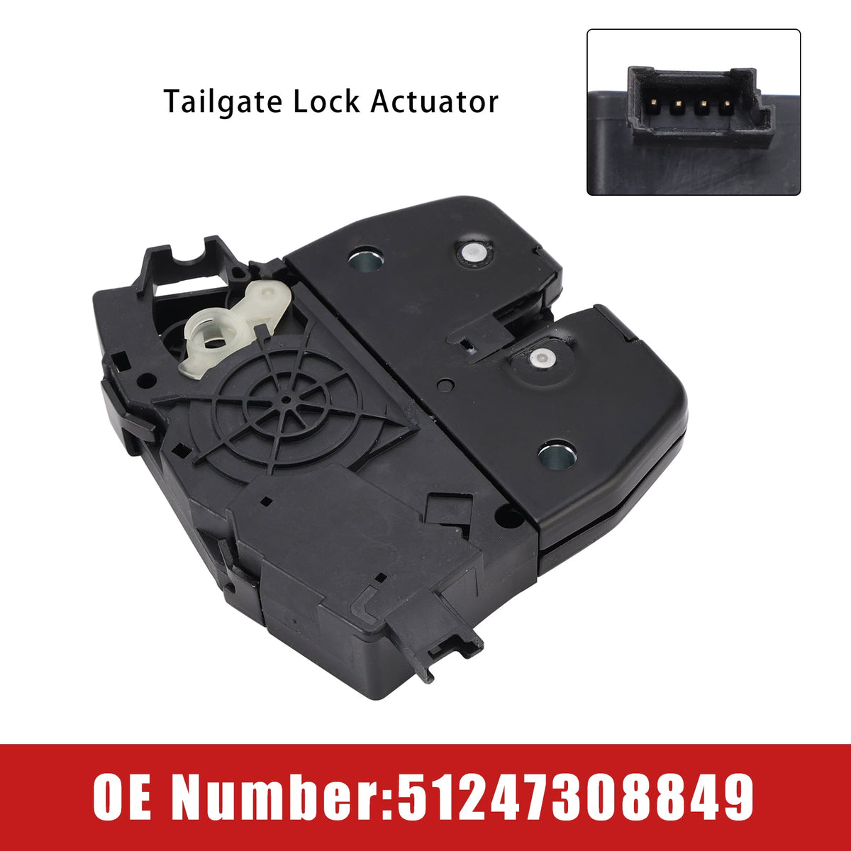 Tailgate Lock Actuator 51247308849 For BMW X5 E70 xDrive 30d 30i 2006-2013