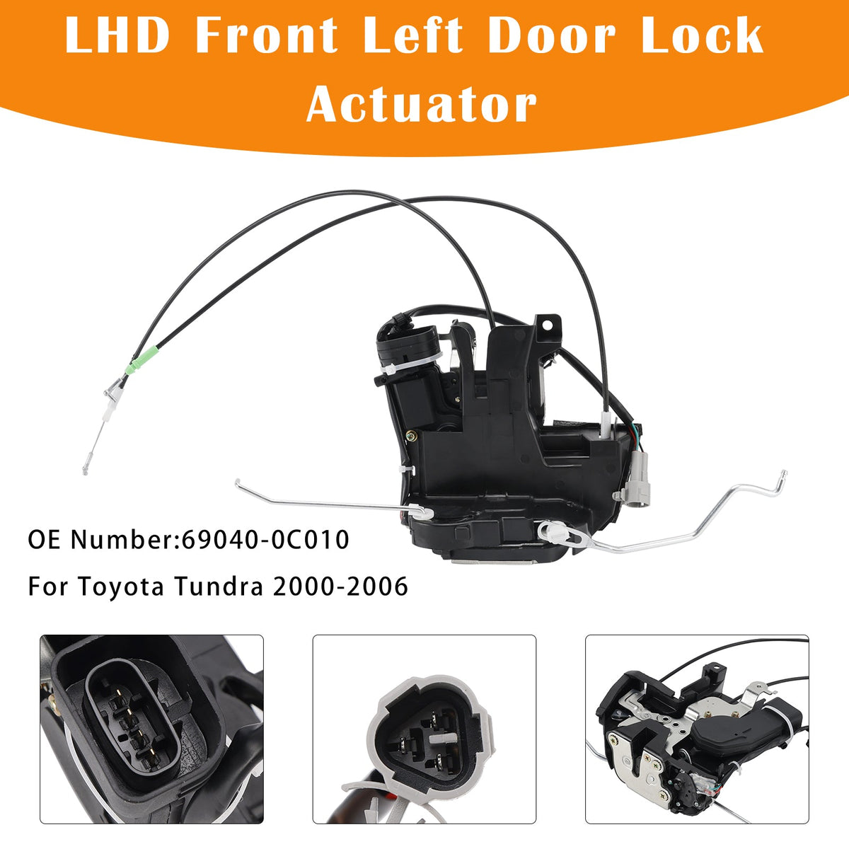 Toyota Tundra 2000-2006 Front Left Driver Side Door Lock Actuator Assembly 69040-0C010