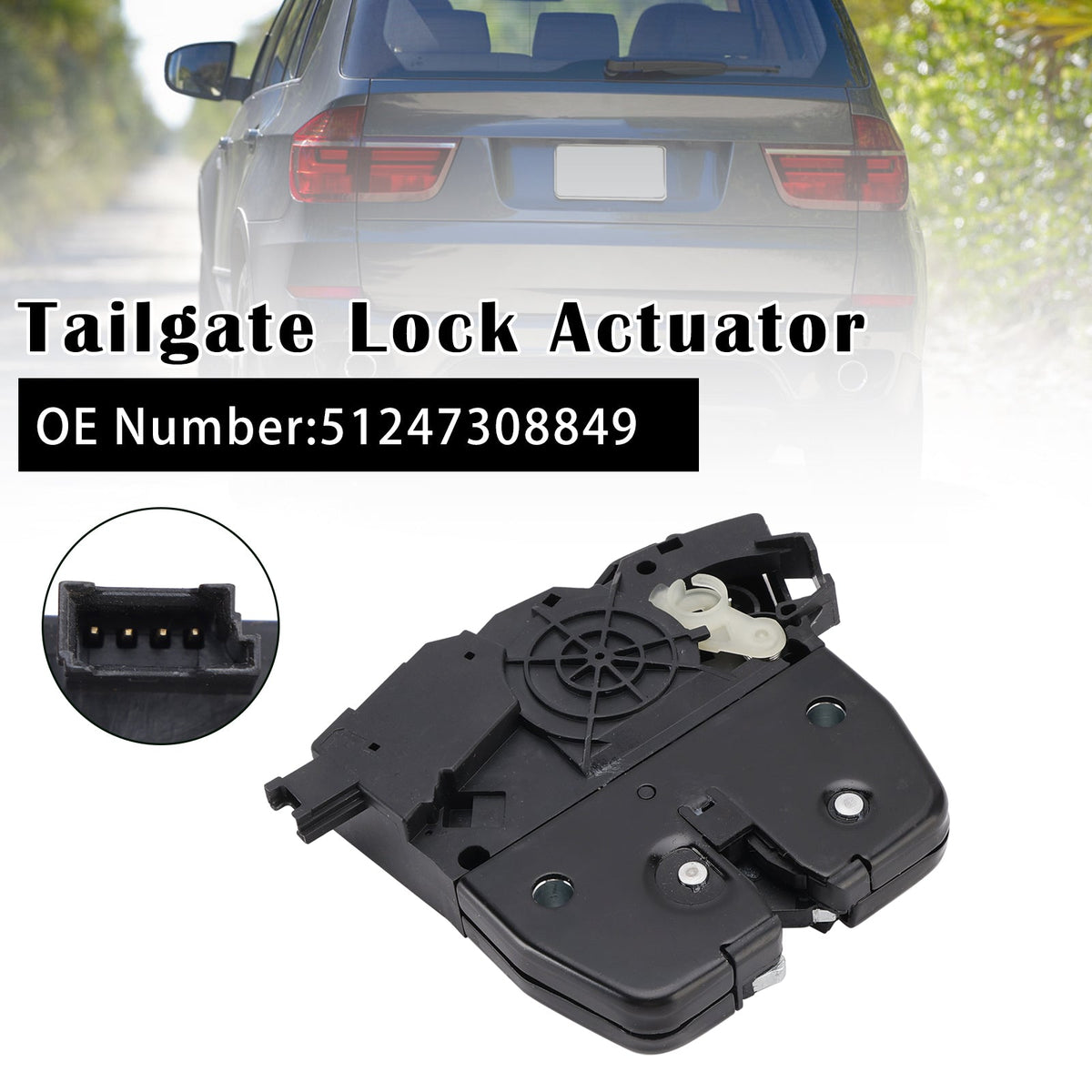 Tailgate Lock Actuator 51247308849 For BMW X5 E70 xDrive 30d 30i 2006-2013