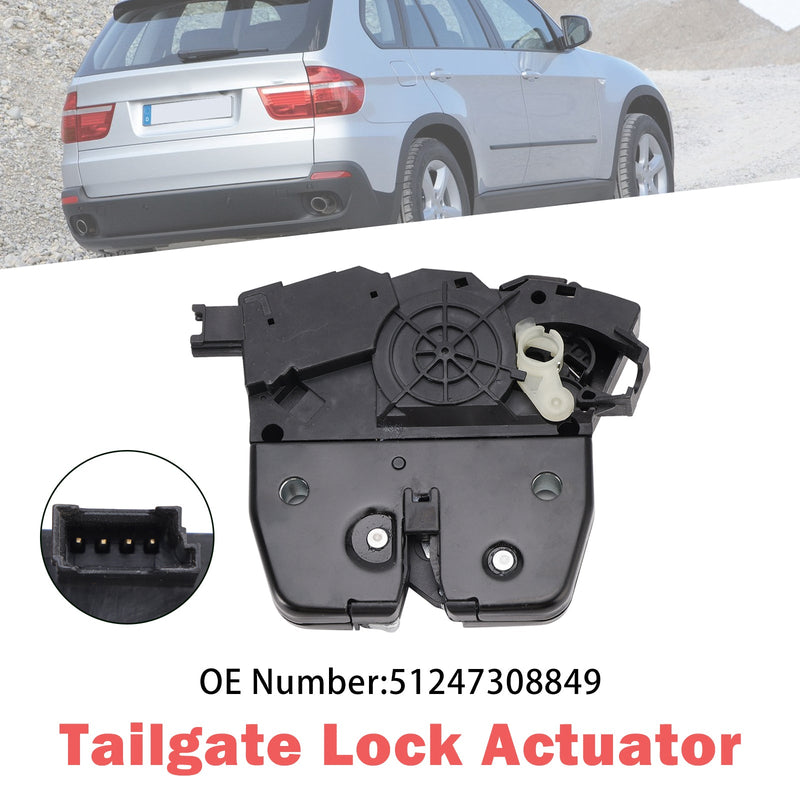 Tailgate Lock Actuator 51247308849 For BMW X5 E70 xDrive 30d 30i 2006-2013