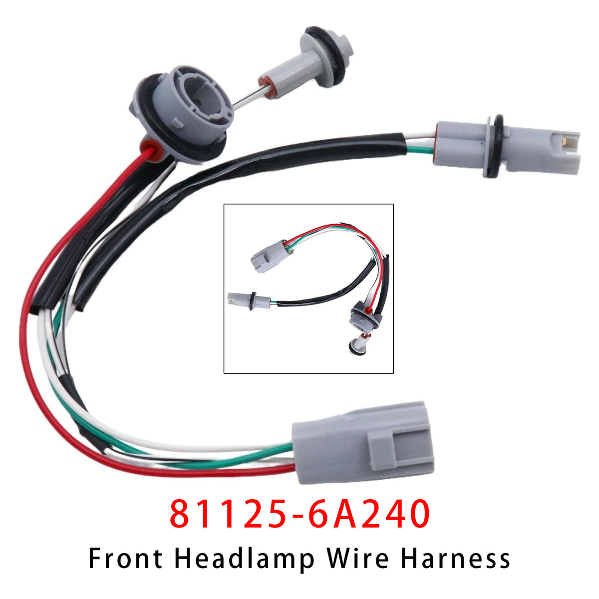 2003-2009 Toyota GX470 Front Headlamp Wire Harness 81125-6A240