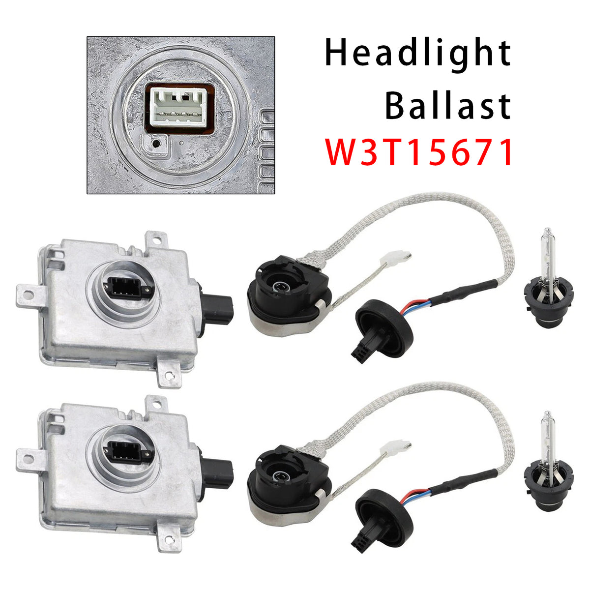 Acura TL TSX Xenon HID Headlight Ballast Unit Assembly with Igniter D2S Bulb