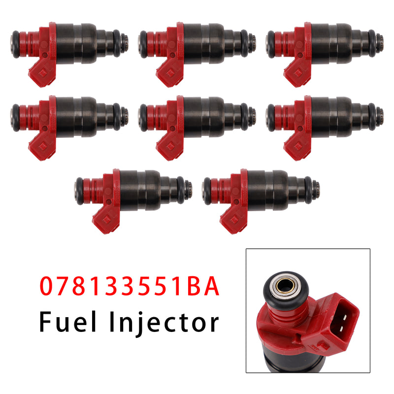 Volkswagen Passat 2.8L Audi Skoda Superb 078133551BA 8PCS Fuel Injector