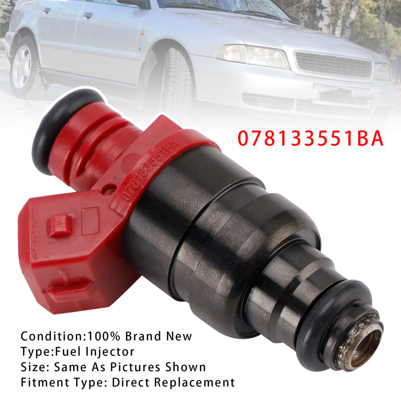 Volkswagen Passat 2.8L Audi Skoda Superb 078133551BA 1PCS Fuel Injector