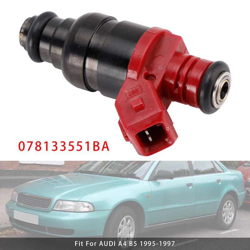 Volkswagen Passat 2.8L Audi Skoda Superb 078133551BA 1PCS Fuel Injector