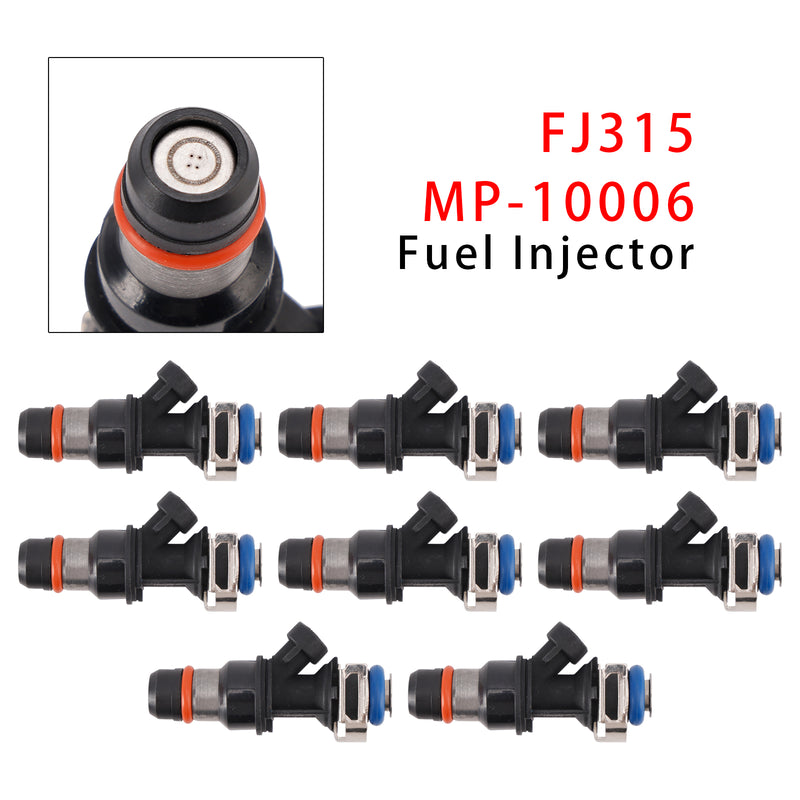 Chevrolet GMC Buick Cadillac Hummer H2 Isuzu NPR FJ315 8PCS Fuel Injector