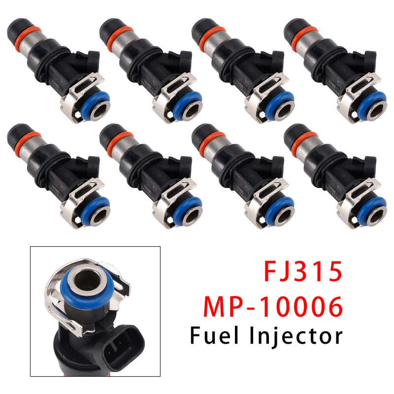 Chevrolet GMC Buick Cadillac Hummer H2 Isuzu NPR FJ315 8PCS Fuel Injector