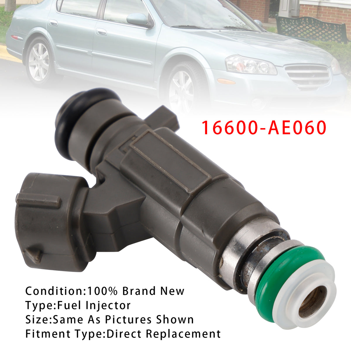 Nissan Altima 3.5L VQ35DE VK45DE 2002-2005 16600-AE060 1PCS Fuel Injector