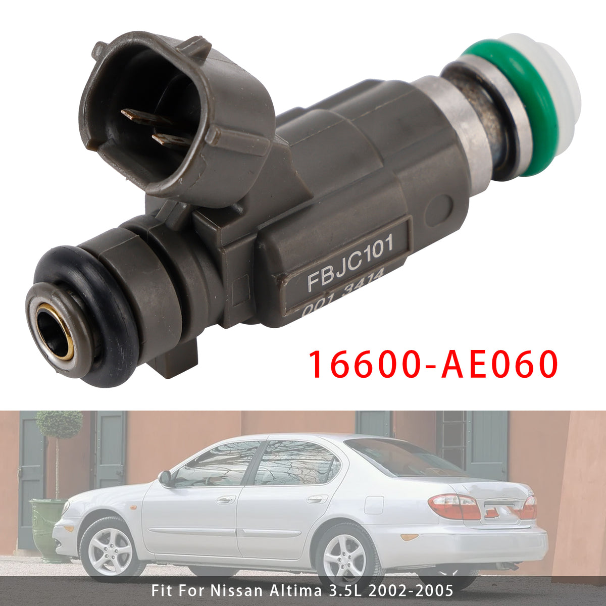 Nissan Altima 3.5L VQ35DE VK45DE 2002-2005 16600-AE060 1PCS Fuel Injector