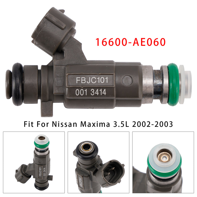 Nissan Altima 3.5L VQ35DE VK45DE 2002-2005 16600-AE060 1PCS Fuel Injector