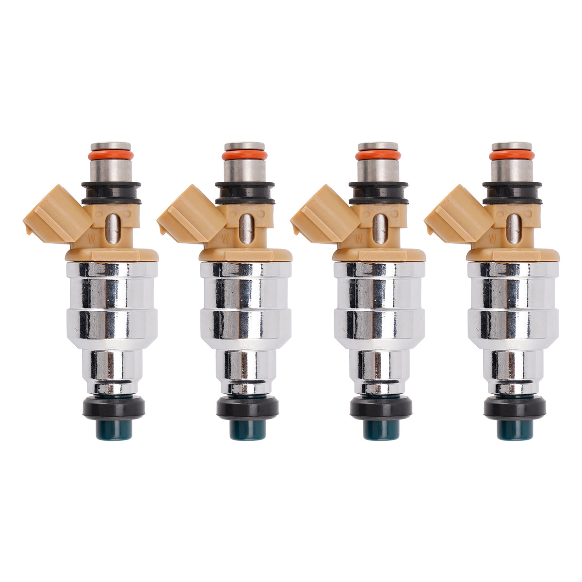 Mazda 323 Miata Protege Ford Escort 1.8L 195500-2180 4PCS Fuel Injector