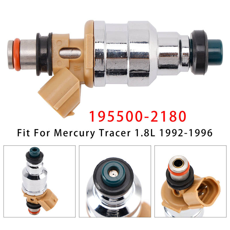 Mazda 323 Miata Protege Ford Escort 1.8L 195500-2180 1PCS Fuel Injector