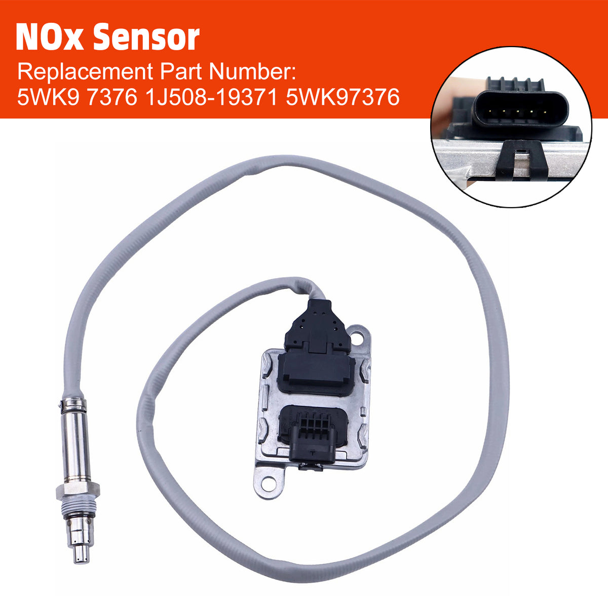 1J508-19371 5WK97376 Nitrogen Oxide Sensor NOX Sensor For Kubota Tractor