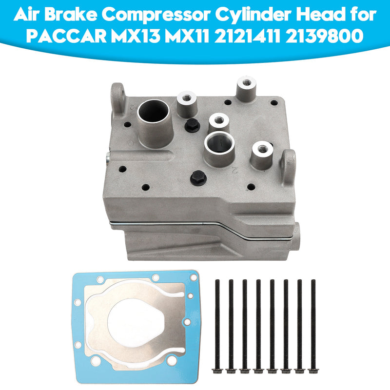 PACCAR MX13 MX11 2121411 2139800 Air Brake Compressor Cylinder Head