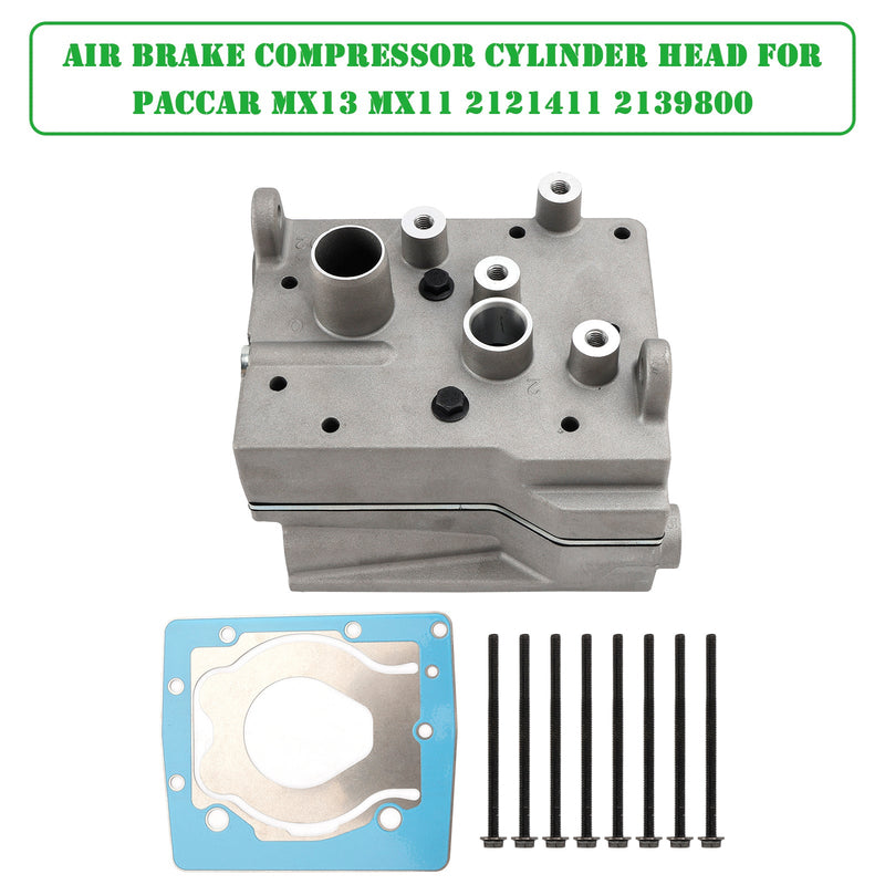 2121411 2139800 Air Brake Compressor Cylinder Head for PACCAR MX13 MX11