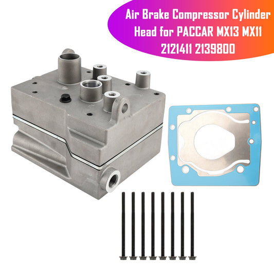 PACCAR MX13 MX11 2121411 2139800 Air Brake Compressor Cylinder Head