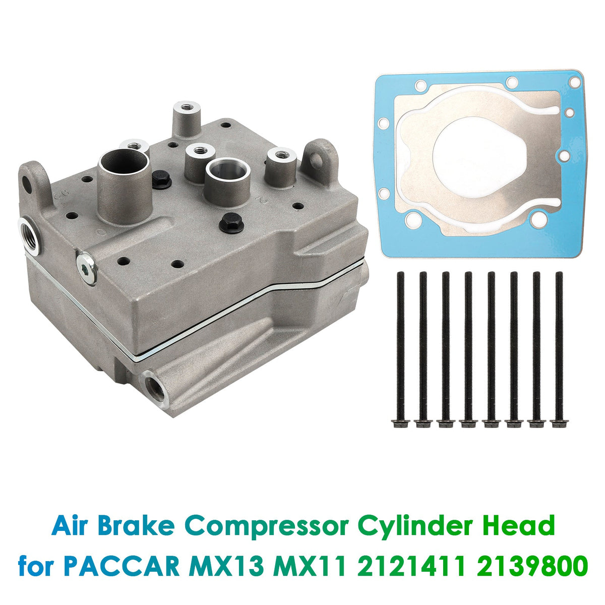 2121411 2139800 Air Brake Compressor Cylinder Head for PACCAR MX13 MX11
