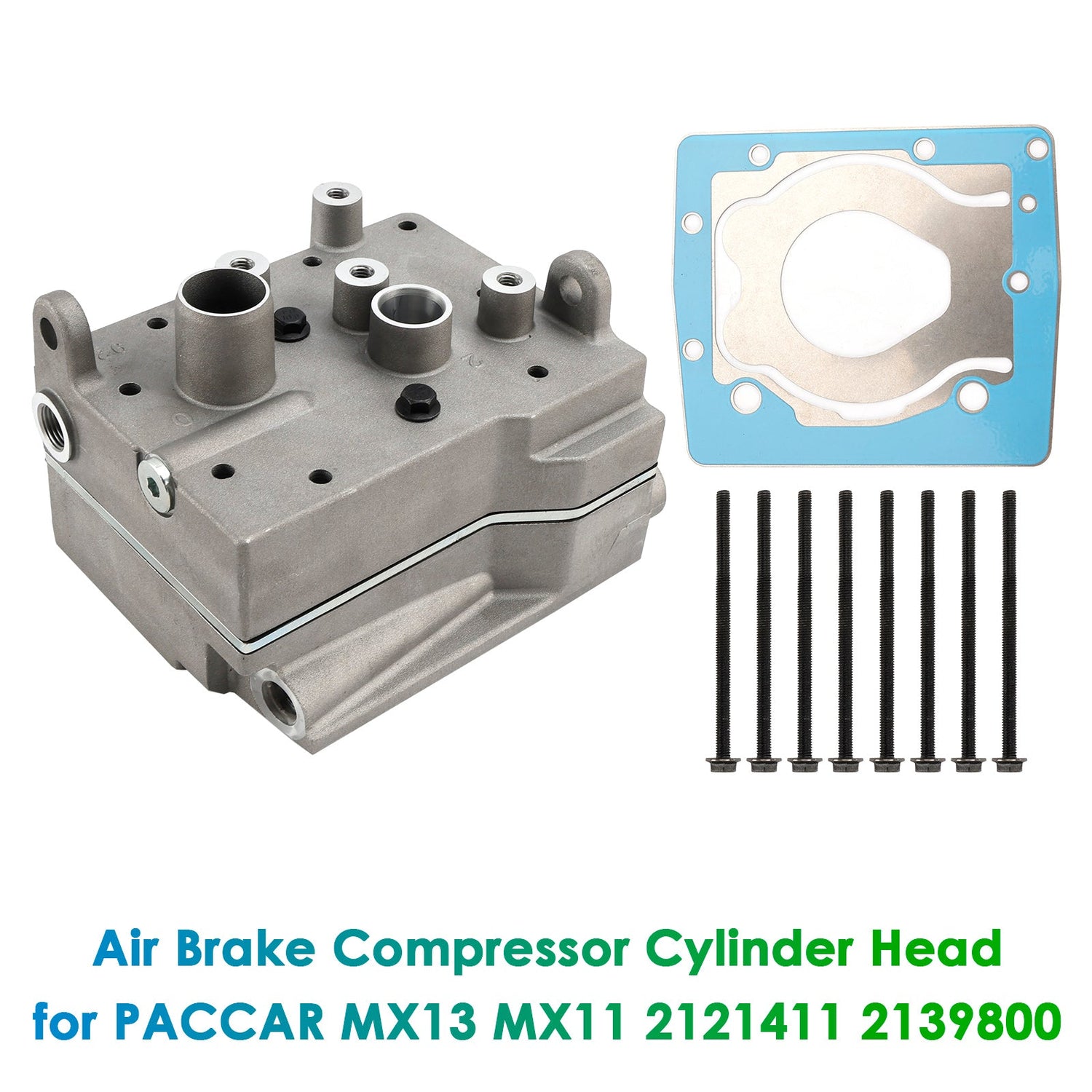 2121411 2139800 Air Brake Compressor Cylinder Head for PACCAR MX13 MX11