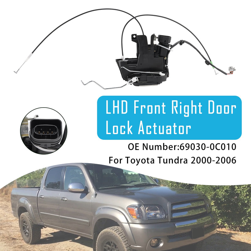 Toyota Tundra 2000-2006 Front Right Door Lock Actuator Assembly 69030-0C010