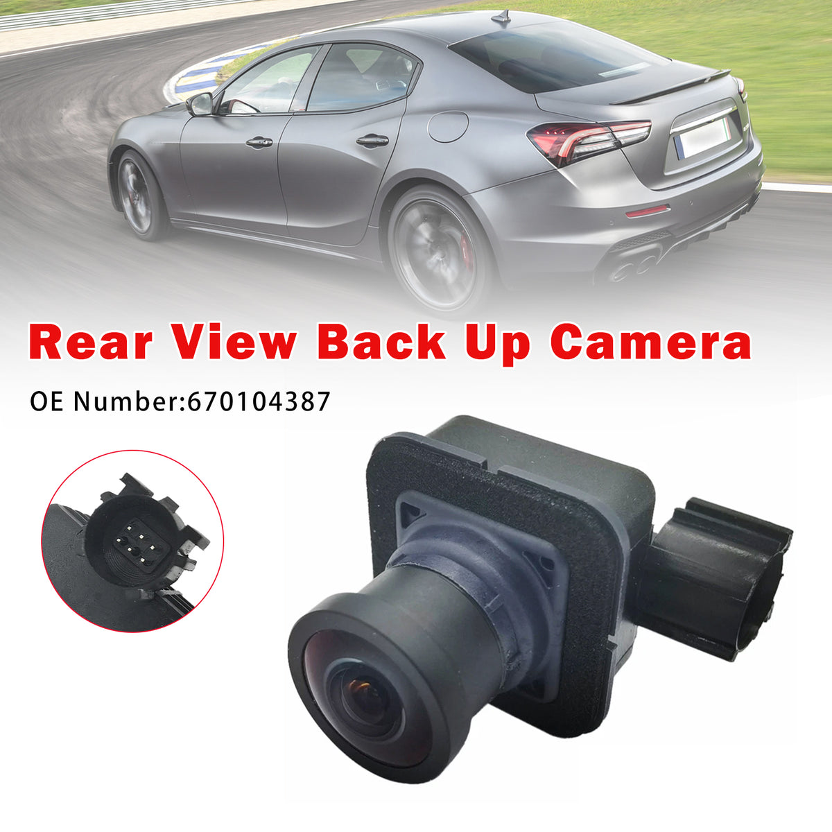 Maserati Ghibli 2017-2021 Rear View Back Up Camera 670104387 670039122