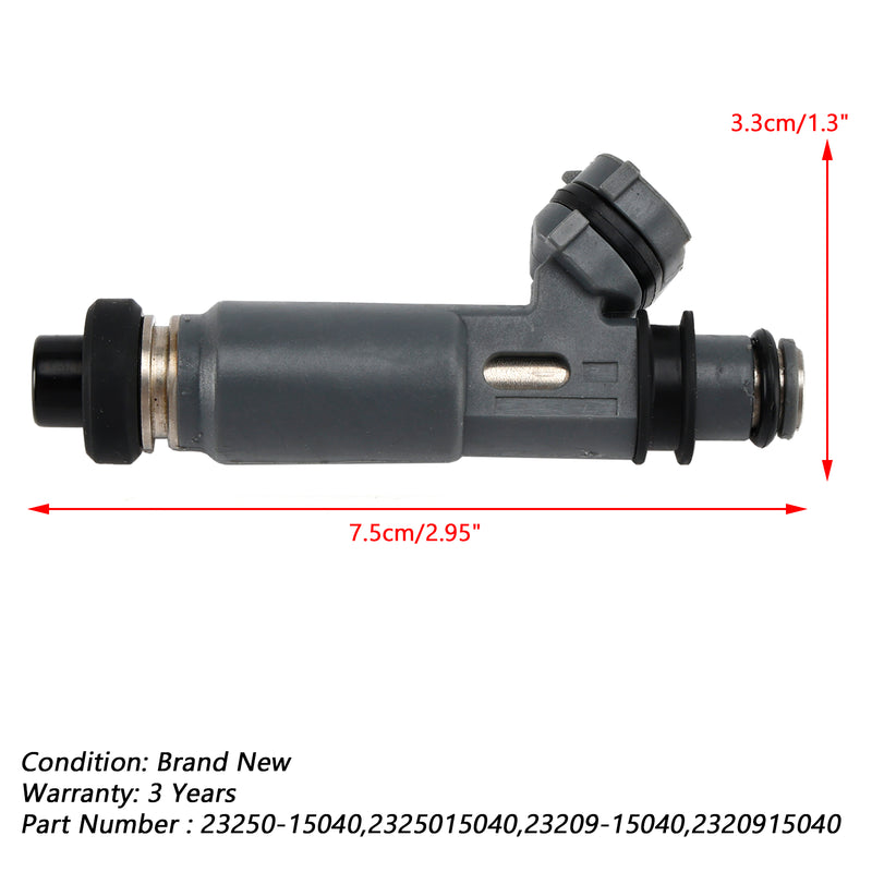 Toyota Corolla AE11 4AFE Soluna AL50 Corona 1PCS fuel injectors 23250-15040