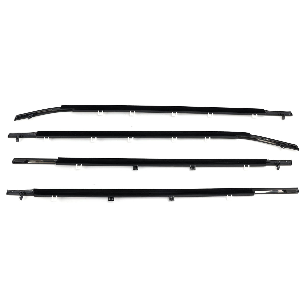 2011-2017 Odyssey 72410-TK8-A11 4PCS Weatherstrips Seal Door Belt Molding