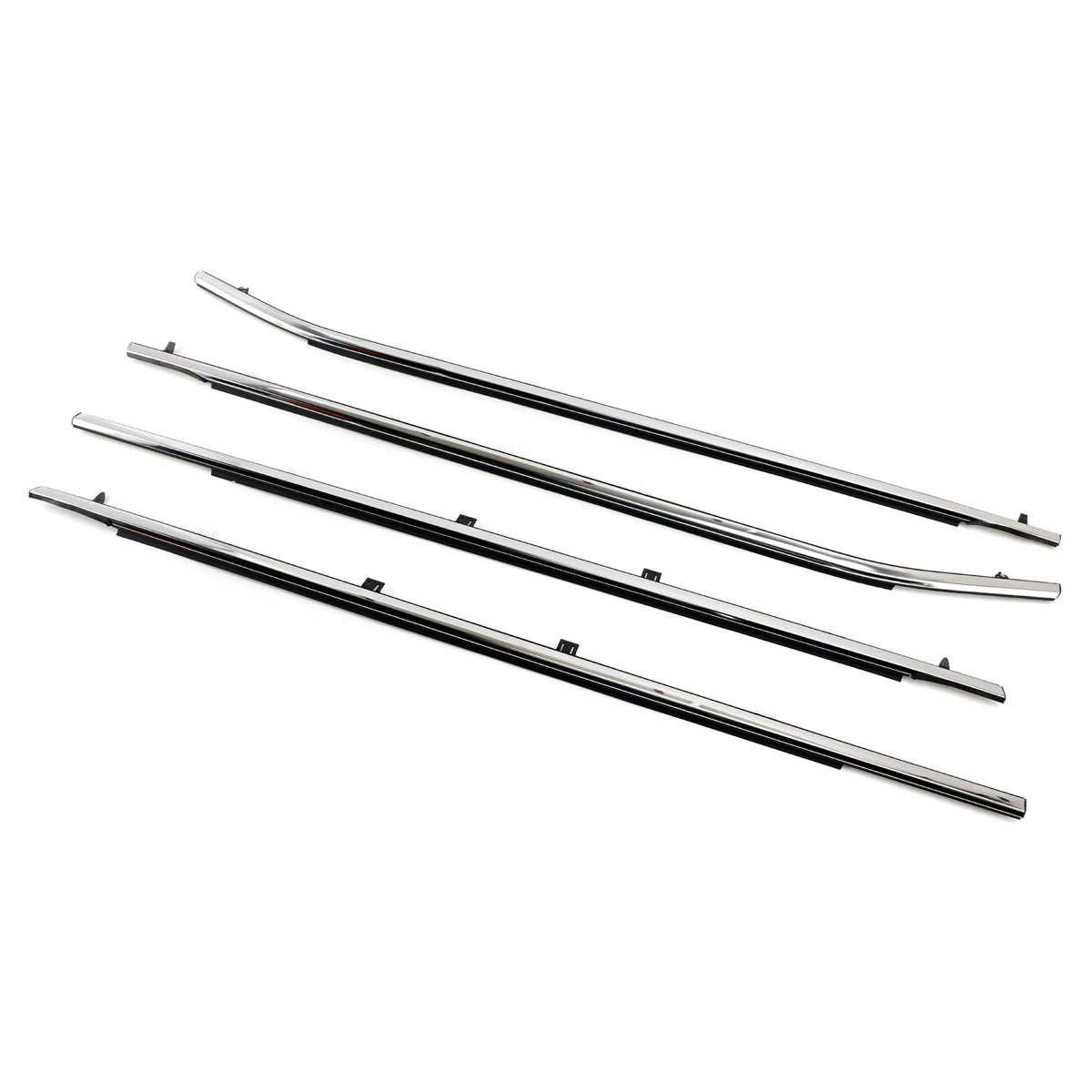 2011-2017 Odyssey 72410-TK8-A11 4PCS Weatherstrips Seal Door Belt Molding