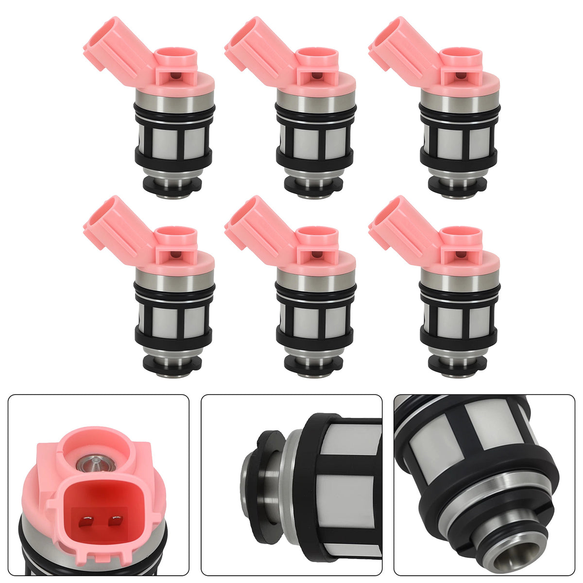 Nissan Frontier Xterra Quest 3.3L V6 16600-9S200 6PCS Fuel Injector