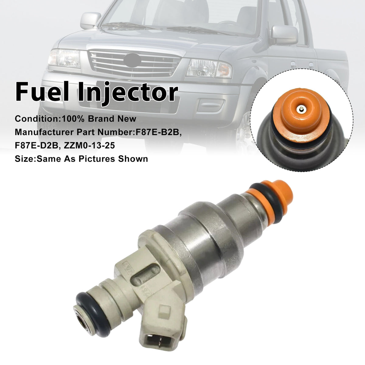 Ford Ranger For Mazda B3000 Sable 3.0L V6 F87E-D2A 1PCS Fuel Injector
