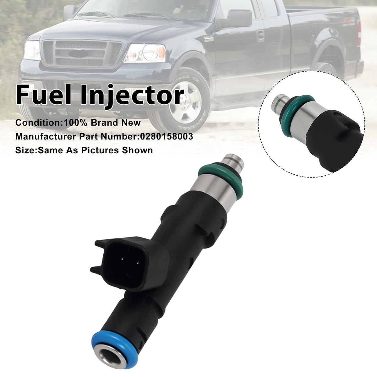 Ford F-150 Lariat 5.4L V8 04 0280158003 1PCS Fuel Injector