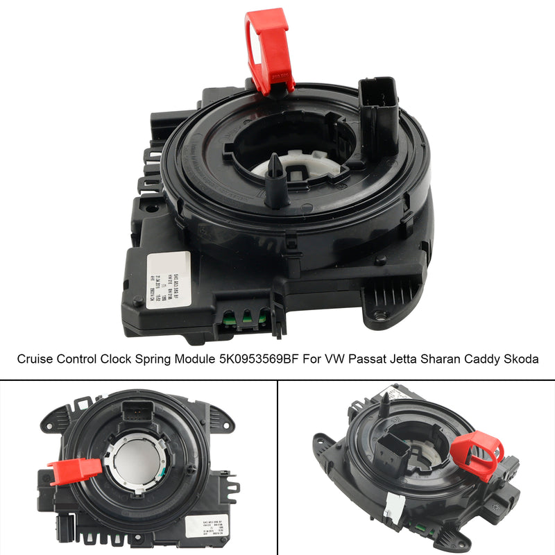VW Passat Jetta Sharan Caddy Cruise Control Clock Spring Module 5K0953569BF