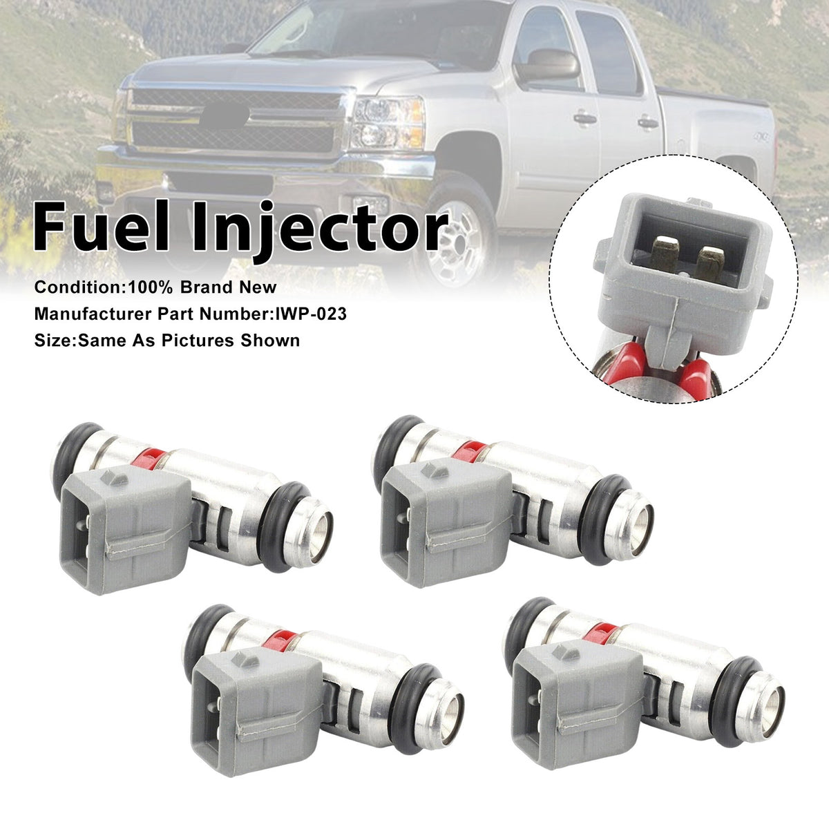 Seat Cordaba For Seat Ibiza For VW Polo IWP023 4PCS Fuel Injector