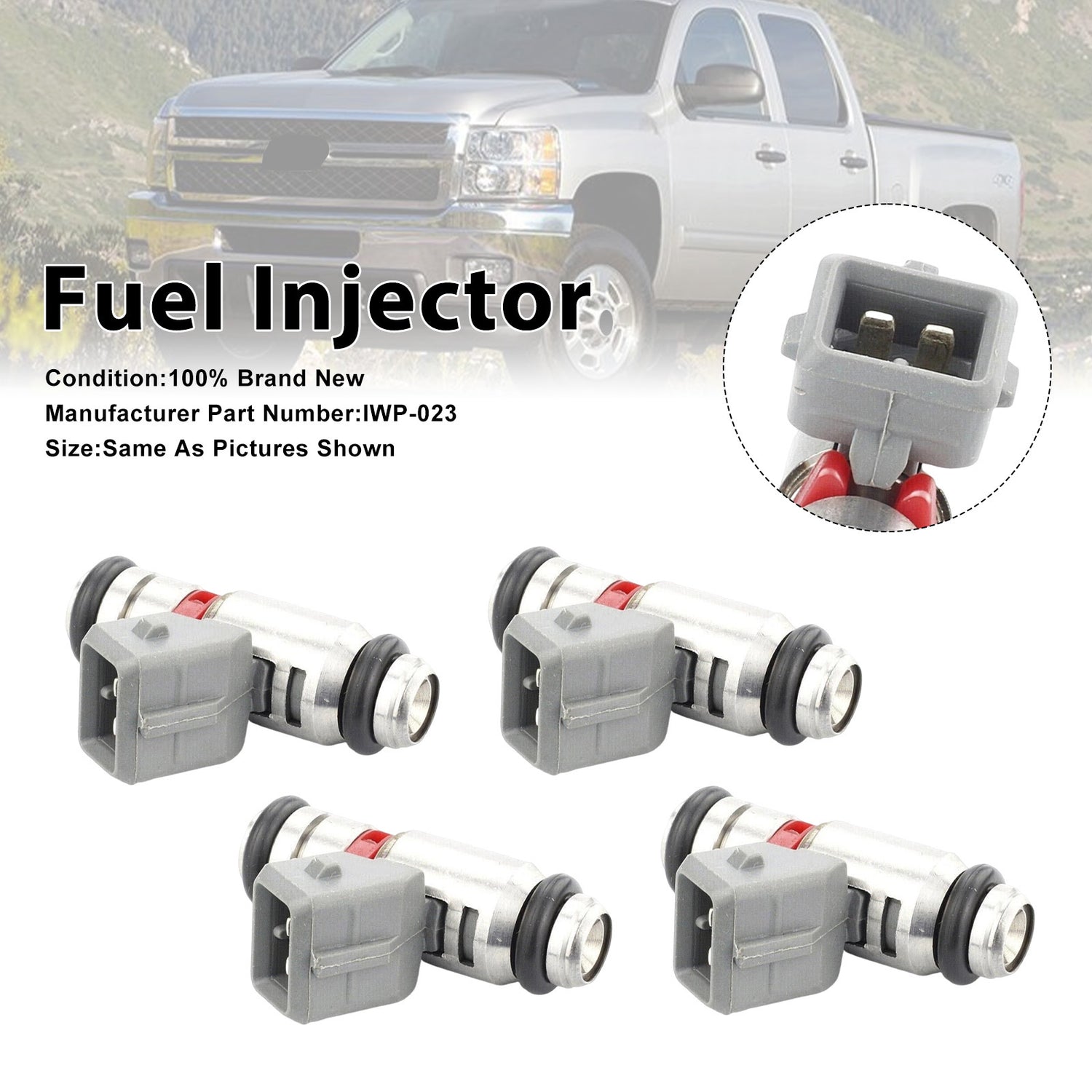 Seat Cordaba For Seat Ibiza For VW Polo IWP023 4PCS Fuel Injector