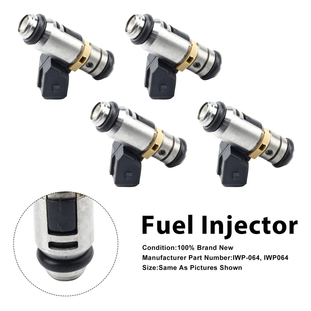 Fiat Brava 1996-2002 For Lancia Dedra 1996-1999 IWP064 4PCS Fuel Injector