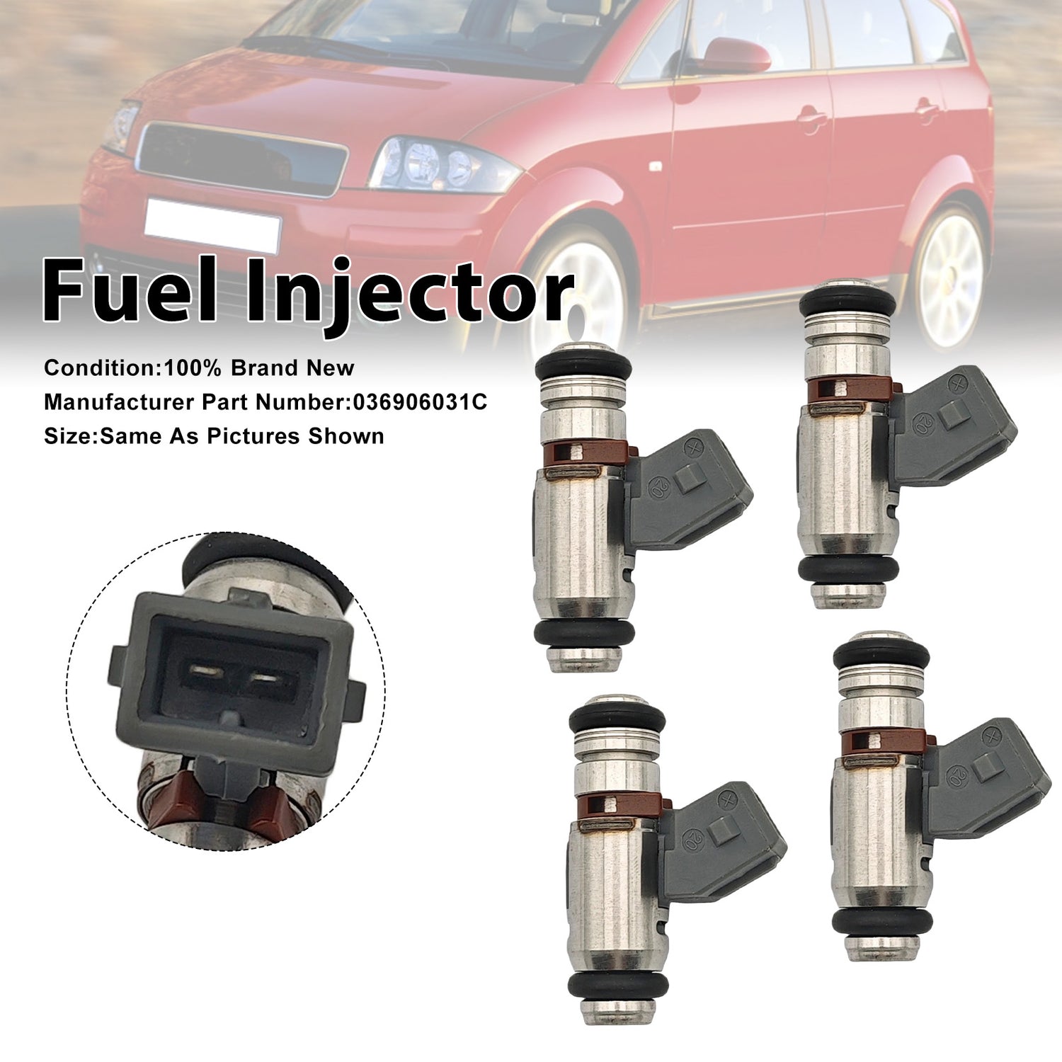 Seat Cordoba 2000-2002 For VW Golf IV 1999-2006 IWP058 4PCS Fuel Injector