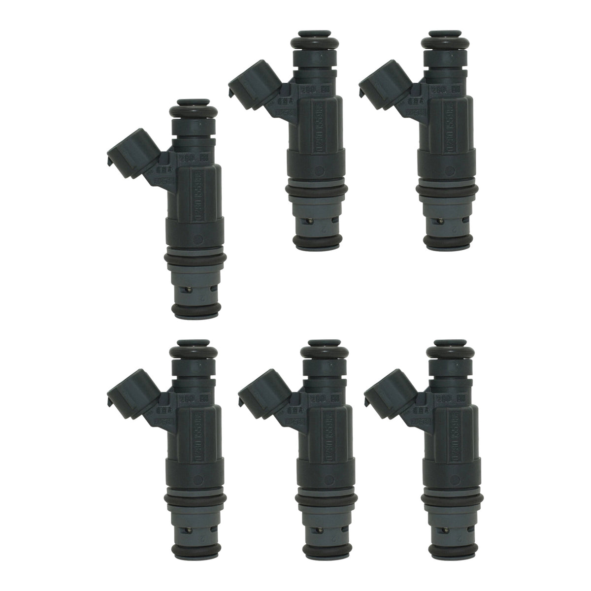 Volkswagen Jetta 2002-2004 EuroVan 2001-2003 0280155985 6PCS Fuel Injector