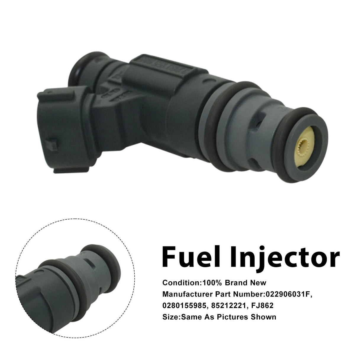 Volkswagen Jetta 2002-2004 EuroVan 2001-2003 0280155985 1PCS Fuel Injector